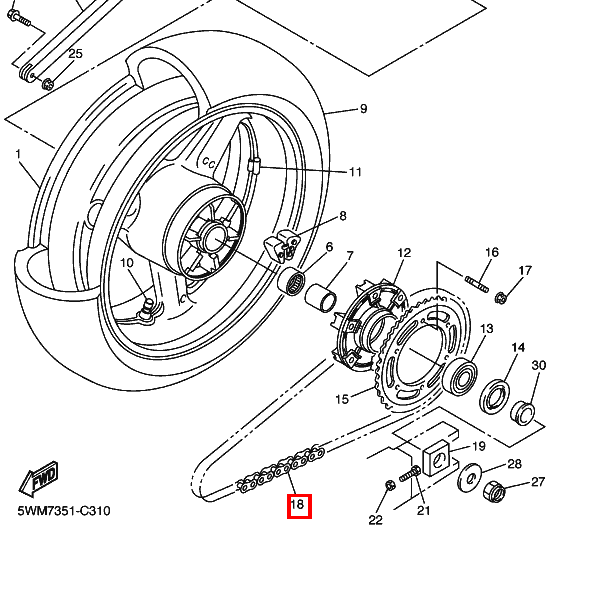 Kette (DID50VA8-112LE)