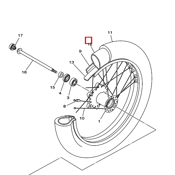 Schlauch (80/100-18 TR4)