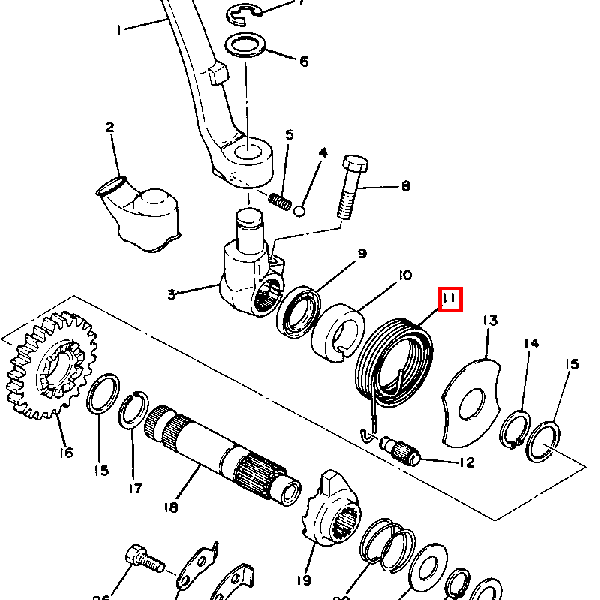 Torsionsfeder (291-15665-00)