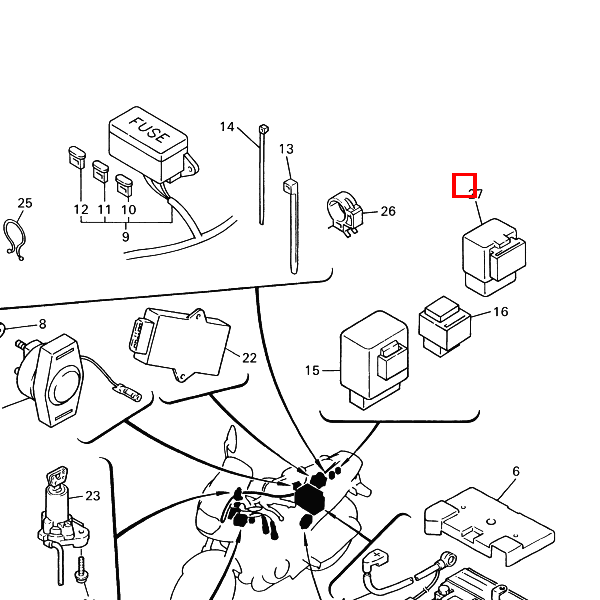 Relais Komplett (4KM-10)
