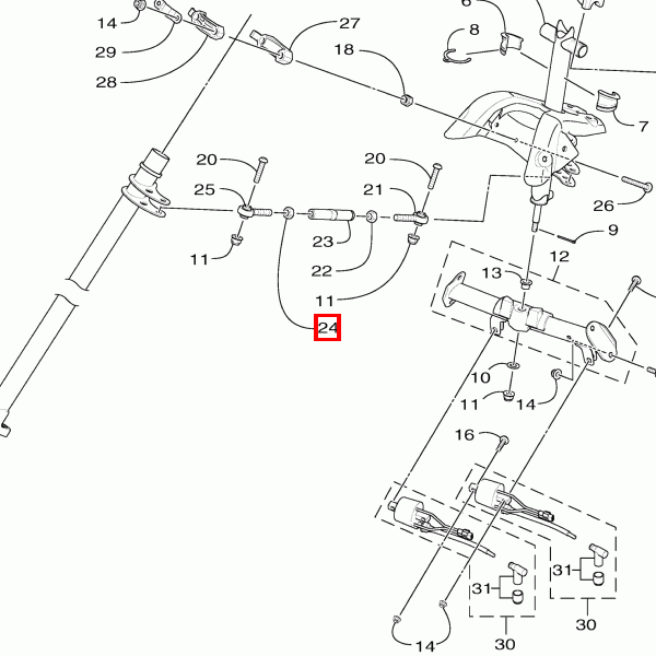 Sechskantmutter M10-1,25