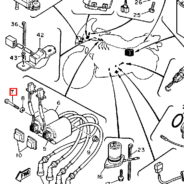 Schraube (661) (97301-06070)