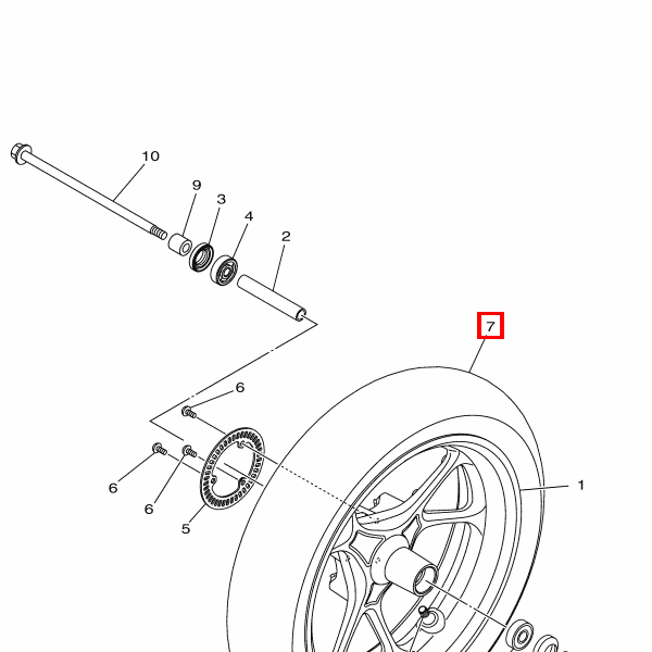 Reifen (110/70-13 M/C 48P)