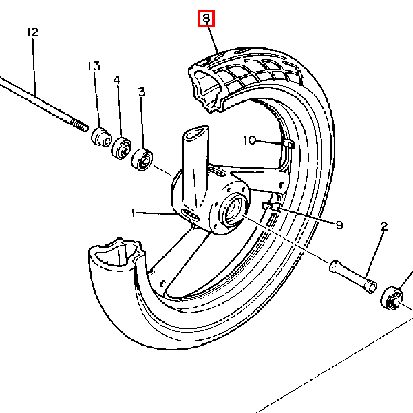 Reifen (110/70R-17 BS CY03A) Bridgestone
