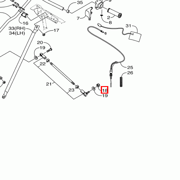 Mutter, Flex-Loc 5/16-24