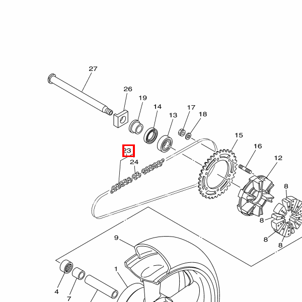 Kette (DID50VM3-114LL)