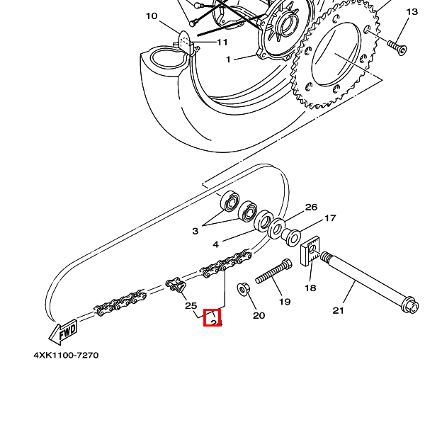 Kette (D.I.D.520V2-112LL)
