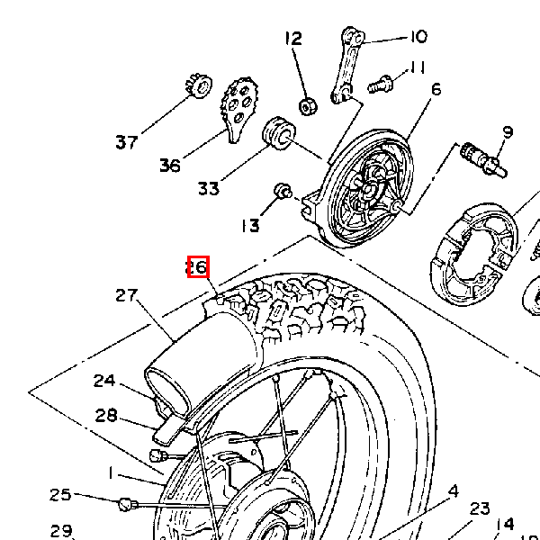 Reifen 410-18 TW16 TT U.R. BRIDGESTONE