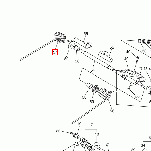 Hintere Feder 2 (K=2200NMM/GRAD)