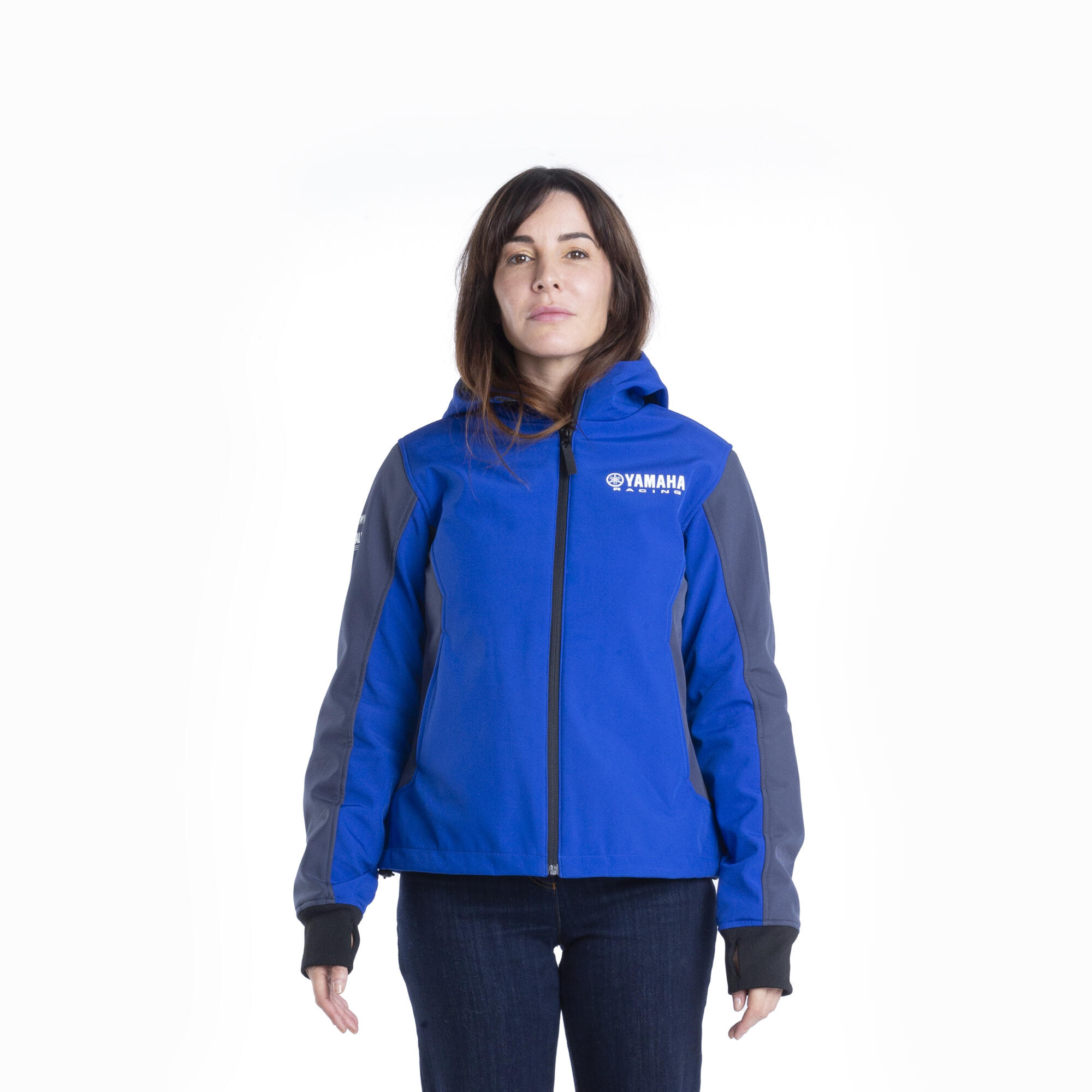 Damen Softshell Motorradjacke Paddock Blue