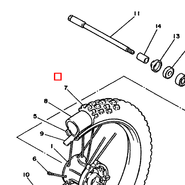 Reifen 80/100-21 M61 Bridgestone