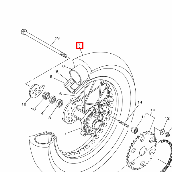 Reifen 120/90-16 M/C 63P TW-202