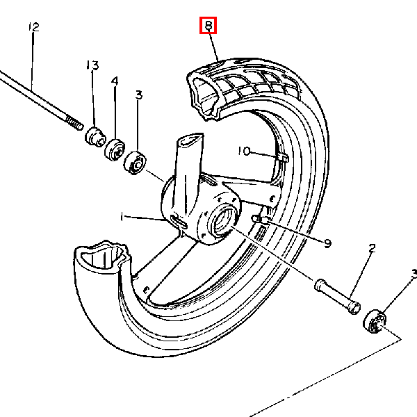 Reifen (110/70-R17 53H BS) Bridgestone