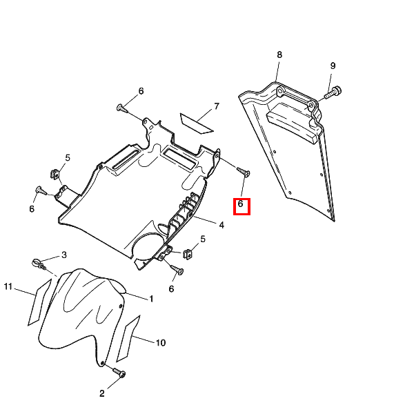 Blechschraube M5-12, Senkkopf