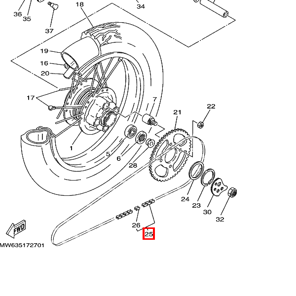 Kette (DID 428HG-120L)