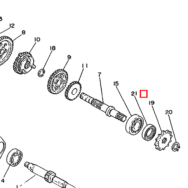 Kettenrad 13Zähne (2571746131)