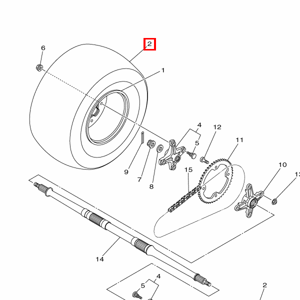 Reifen AT18X9-8 M940 TL