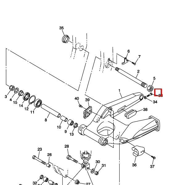 Schraube, Sechskant (97322-08040)
