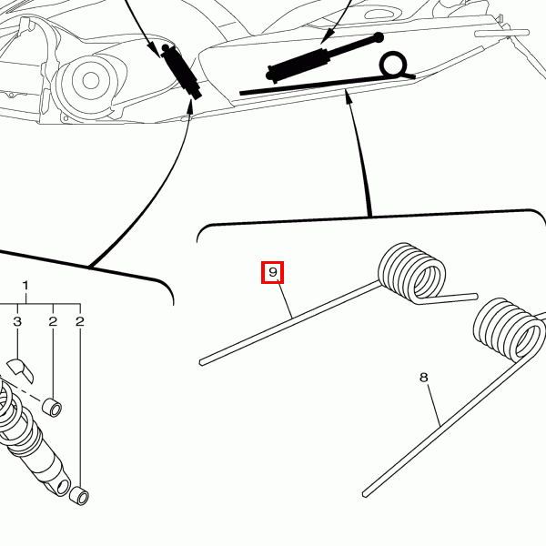 Feder hinten 2 (K=1900NMM/GRAD) AP