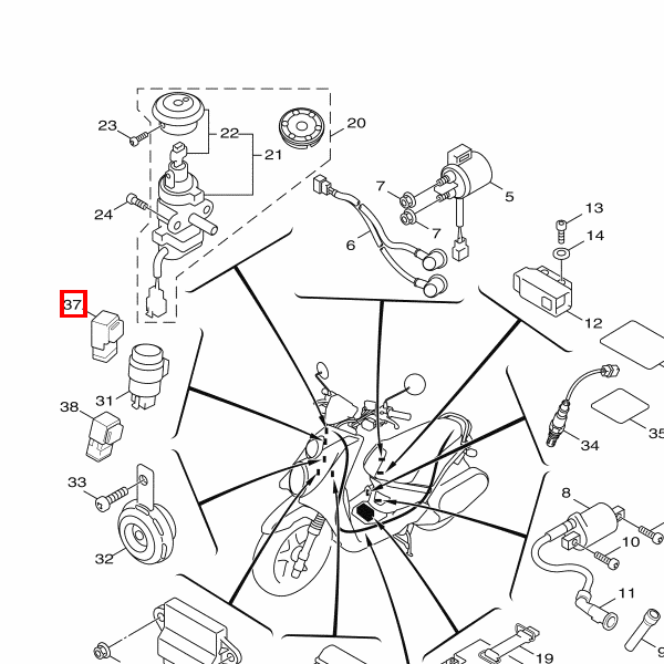 Relais komplett (4HC-00)