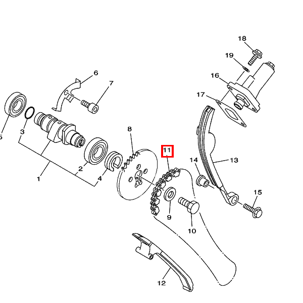 Kette (DID SCR-0404 SV)