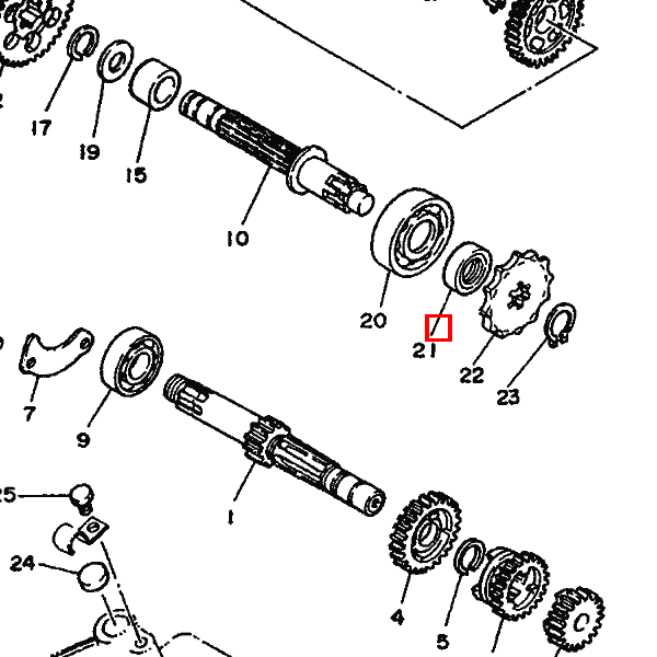 Kettenrad 11Zähne (2571746111)