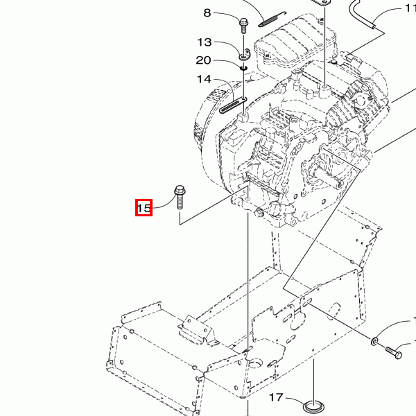 Schraube, Kappe-HFH 5/16-1