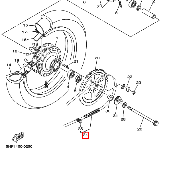 Kette (DID 428HG-122L)