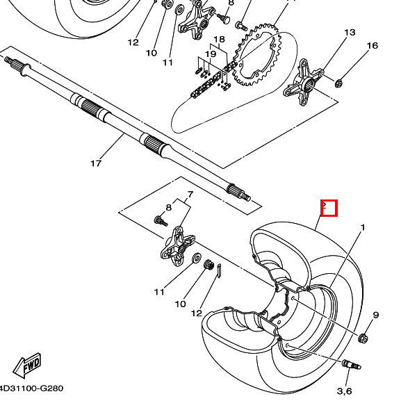 Reifen AT19X10-9 KT205 T/L N Dunlop