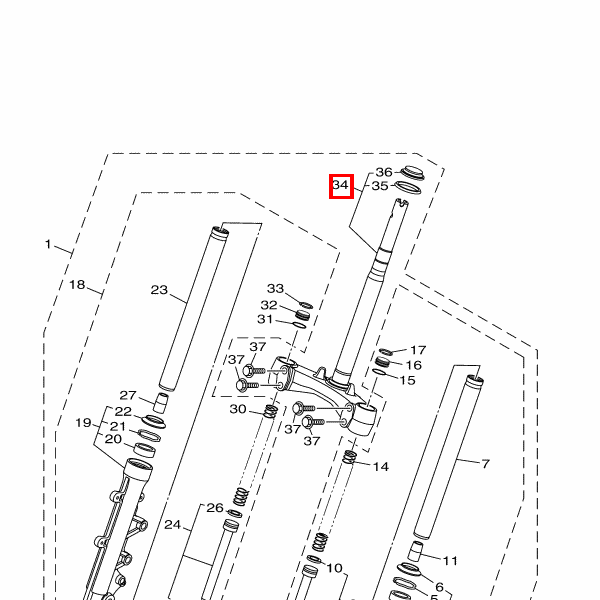 UNDER BRACKET COMP | B6HF24031000 | Yamaha Shop