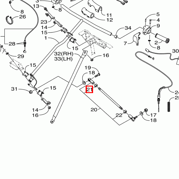 Mutter, Sechskant Kontermutter 5/16-24 linksgewinde
