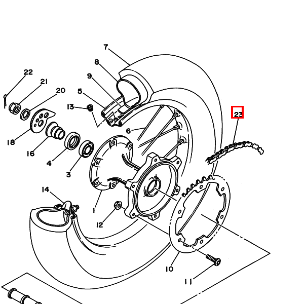 Antriebskette (DID520V2-106L)